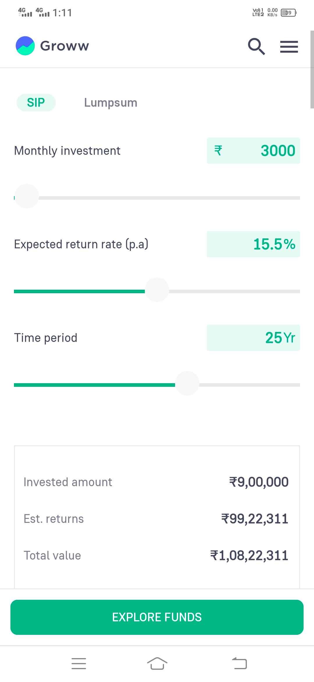 SIP Calculator